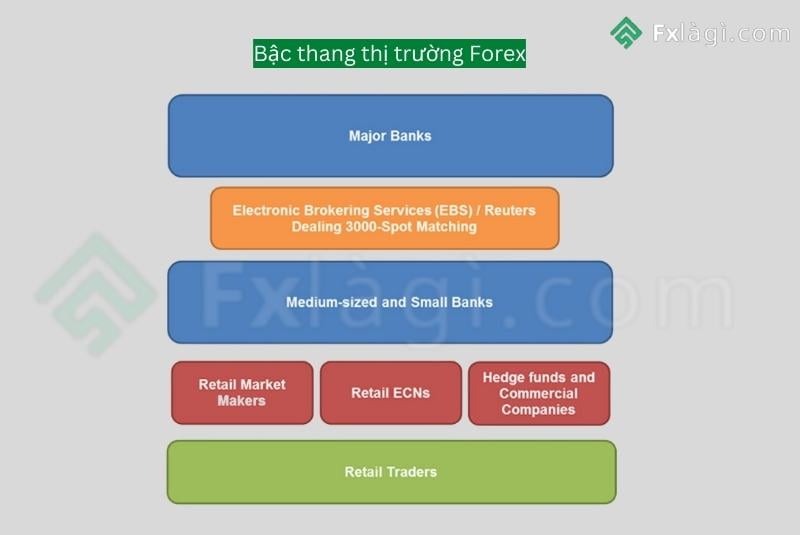 Bậc thang trong thị trường forex